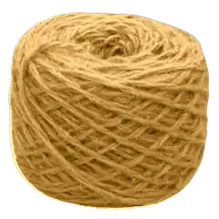 Bindfadenrolle Beige